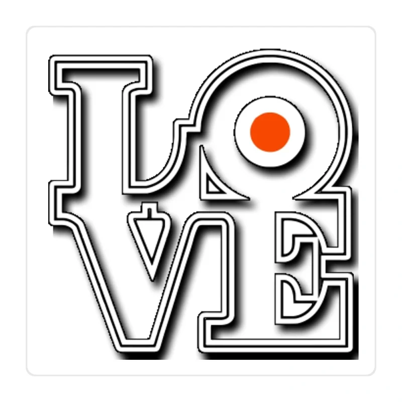Philadelphia Flyers - Logo - Full Color Vinyl Sticker - Custom Size