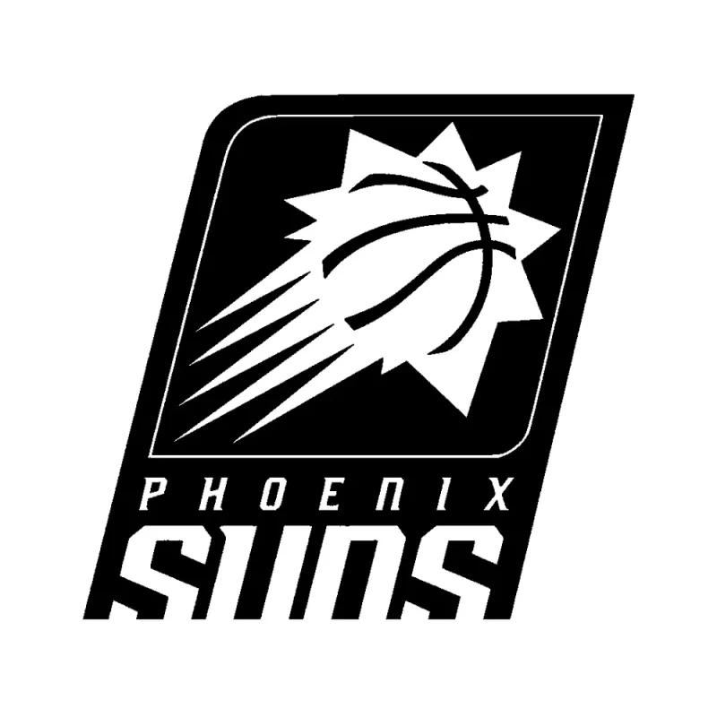 Phoenix Suns - Design 1 - Die Cut Vinyl Decal - Custom Size