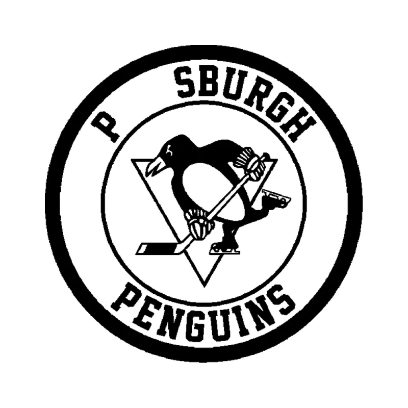 Pittsburgh Penguins - Design 1 - Die Cut Vinyl Decal - Custom Size