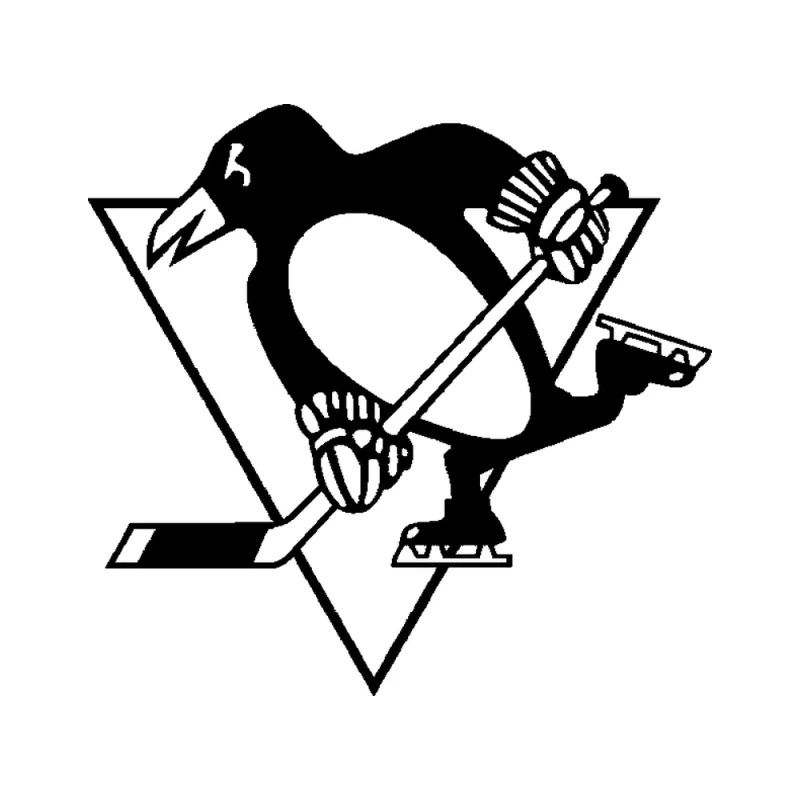 Pittsburgh Penguins - Design 2 - Die Cut Vinyl Decal - Custom Size