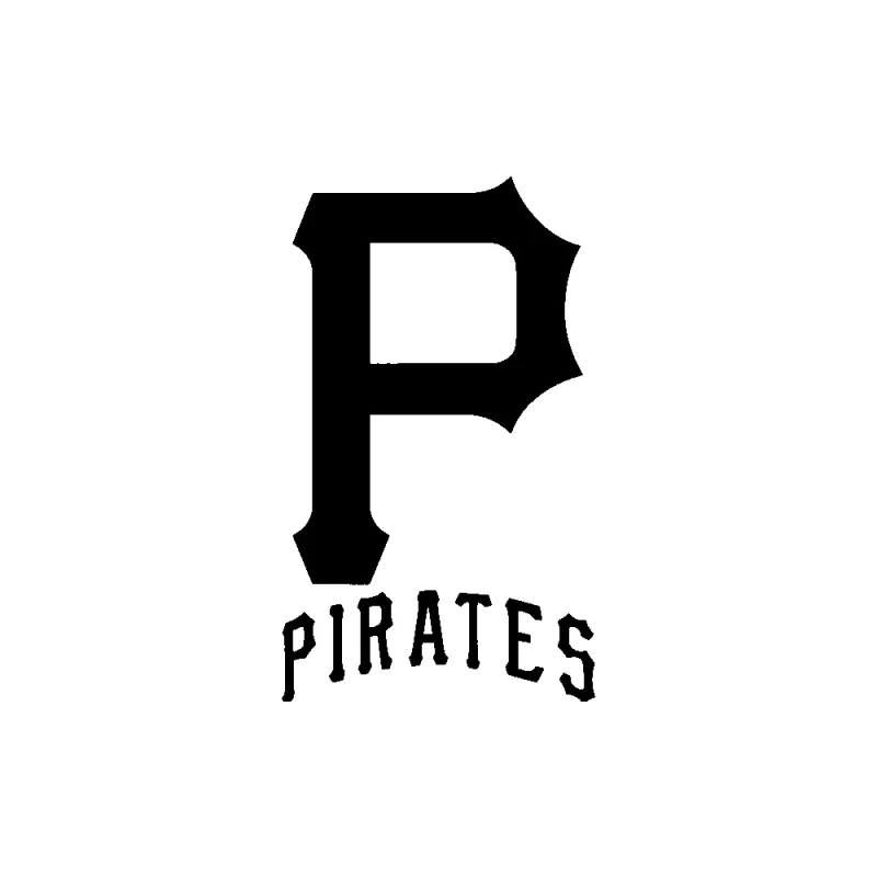 Pittsburgh Pirates - Design 2 - Die Cut Vinyl Decal - Custom Size