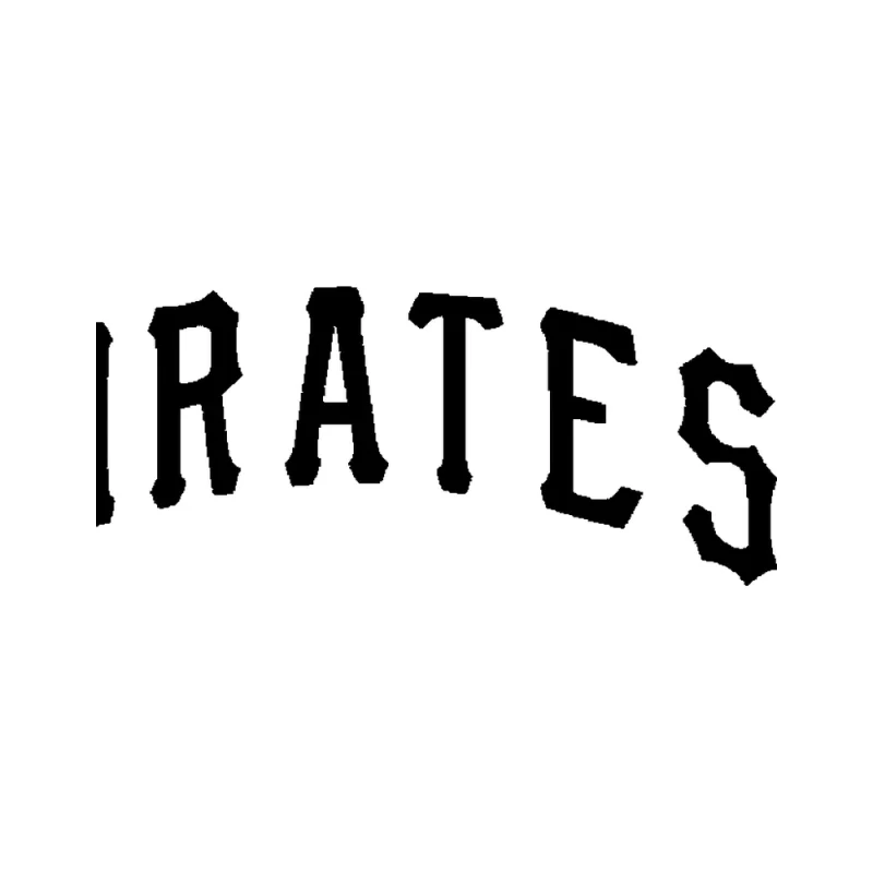 Pittsburgh Pirates - Design 4 - Die Cut Vinyl Decal - Custom Size