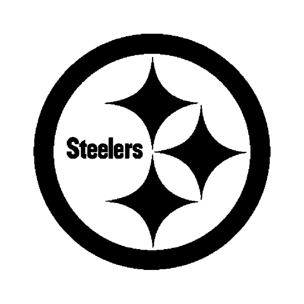 Pittsburgh Steelers - Design 2 - Die Cut Vinyl Decal - Custom Size