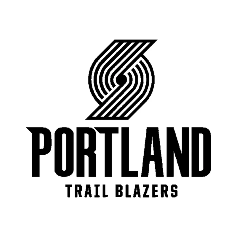 Portland Trail Blazers - Design 1 - Die Cut Vinyl Decal - Custom Size