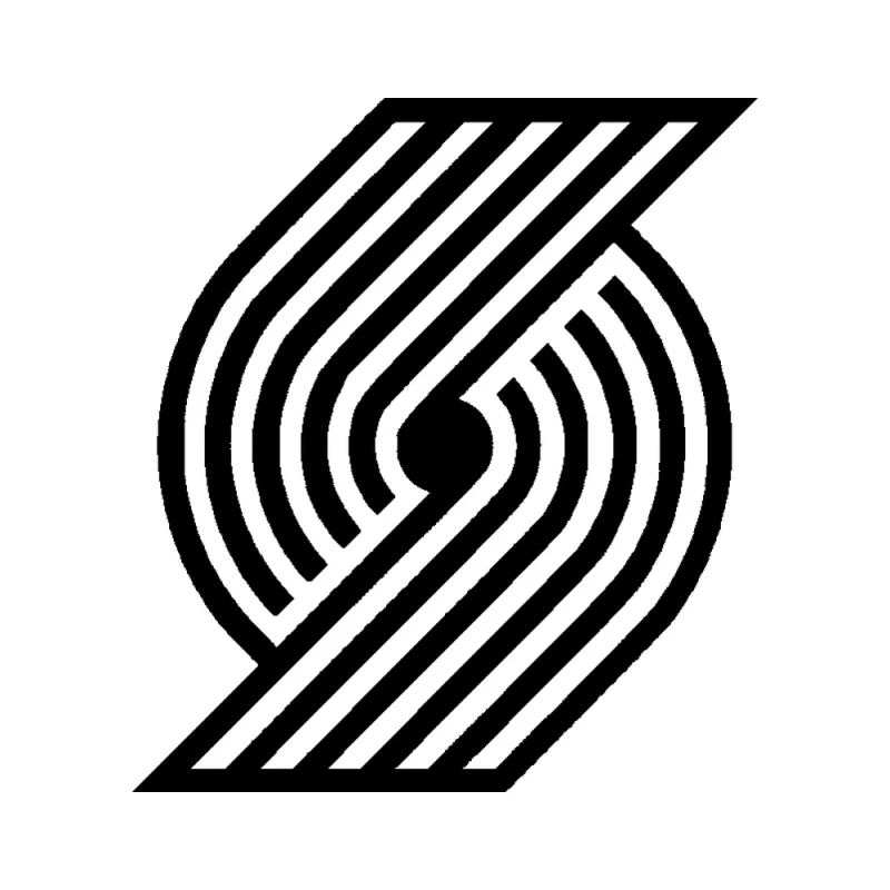 Portland Trail Blazers - Design 2 - Die Cut Vinyl Decal - Custom Size