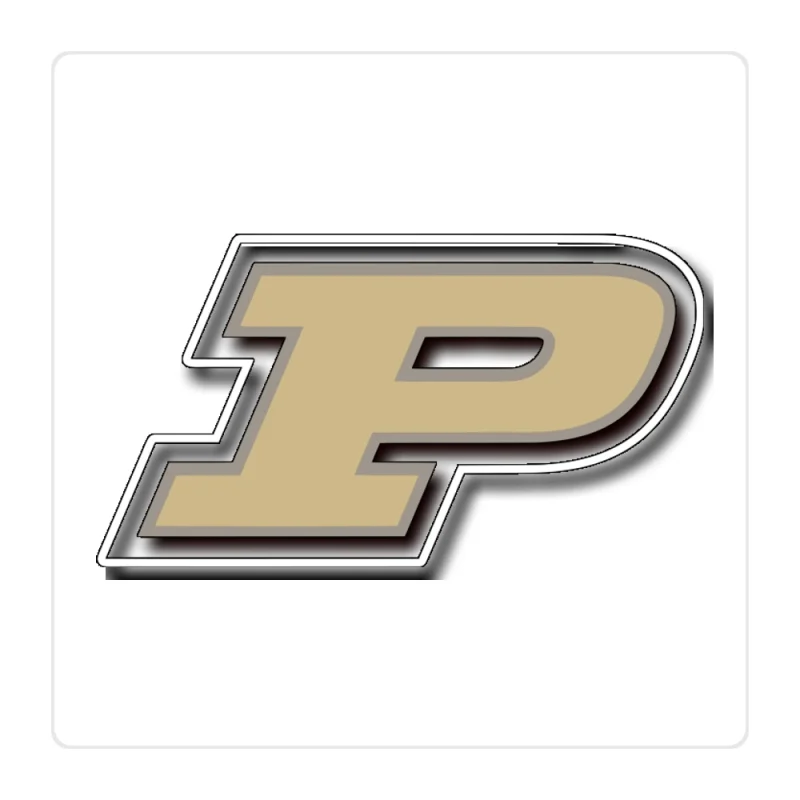 Purdue Boilermakers Full Color Vinyl Decal - Custom Size