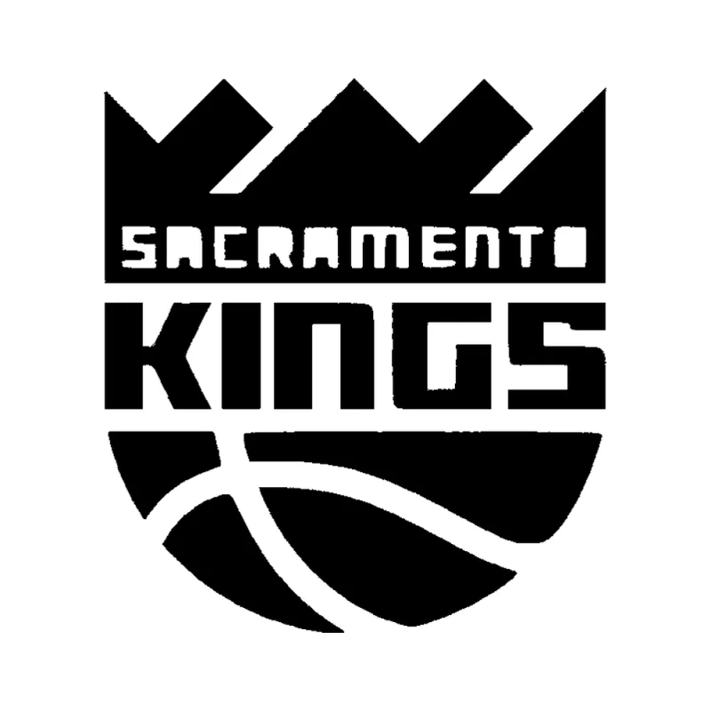 Sacramento Kings - Design 1 - Die Cut Vinyl Decal - Custom Size