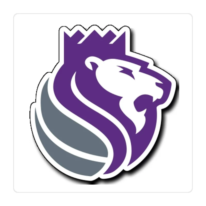 Sacramento Kings Full Color Vinyl Sticker - Custom Size