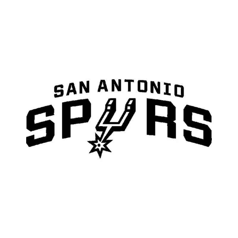 San Antonio Spurs - Design 1 - Die Cut Vinyl Decal - Custom Size