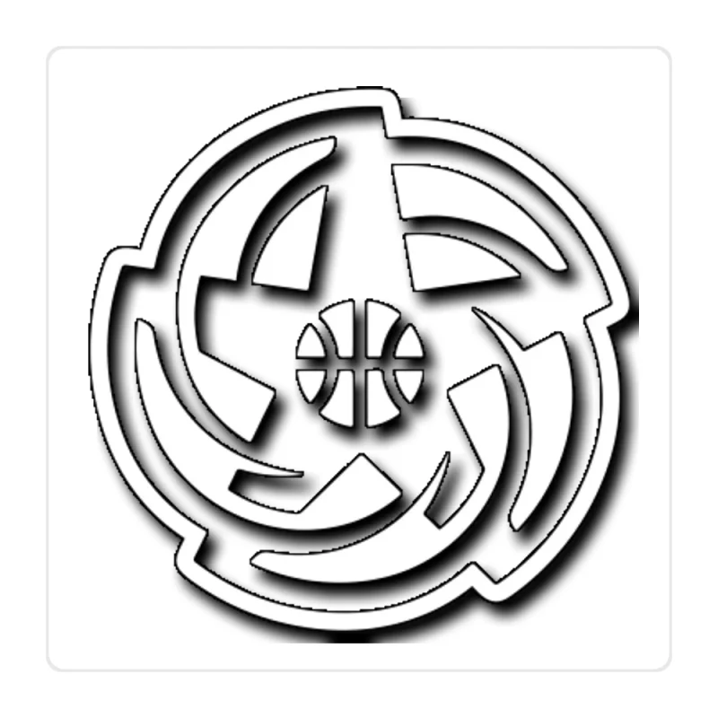 San Antonio Spurs Full Color Vinyl Sticker - Custom Size