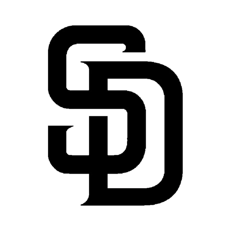 San Diego Padres - Design 1 - Die Cut Vinyl Decal - Custom Size