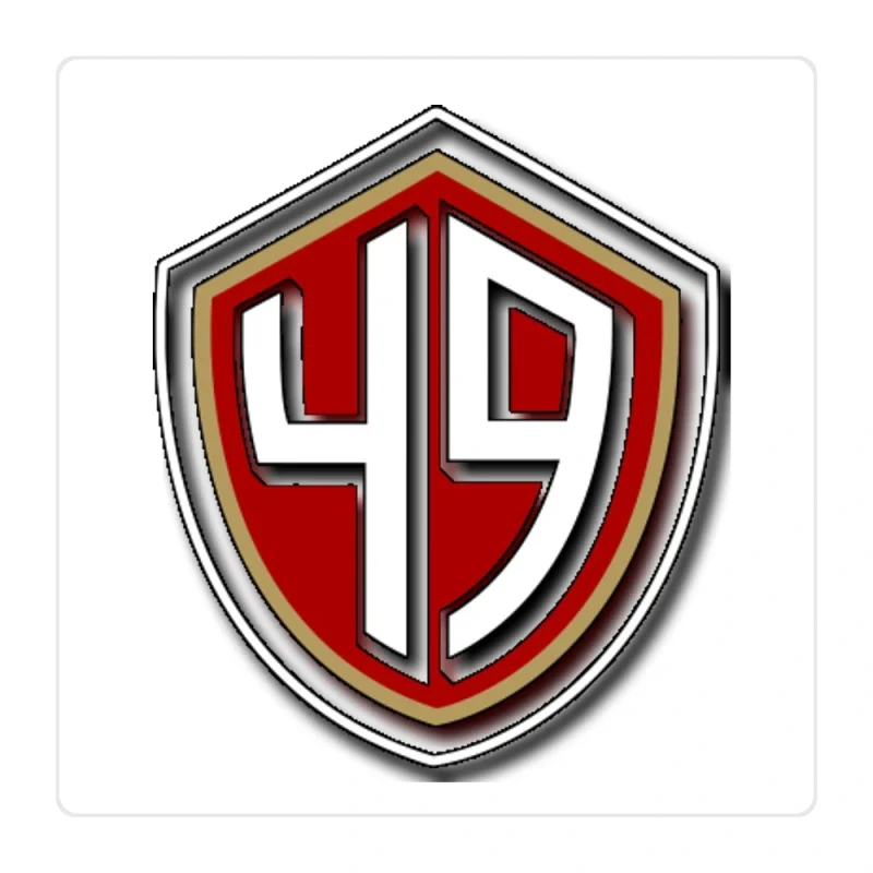 San Francisco 49ers Full Color Vinyl Sticker - Custom Size