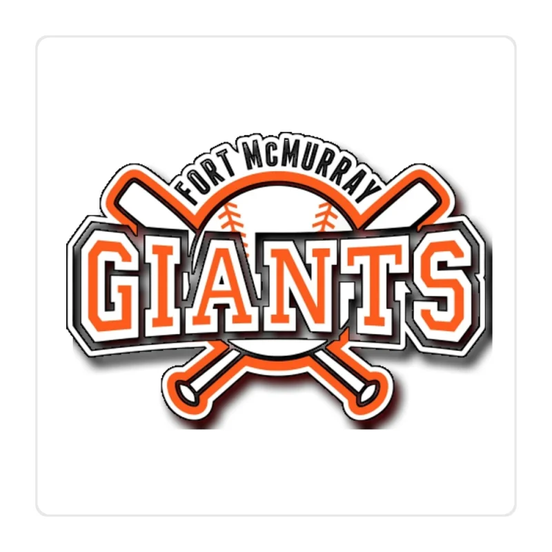 San Francisco Giants - Fort McMurray - Full Color Vinyl Sticker - Custom Size
