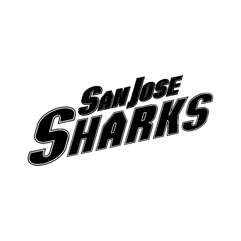 San Jose Sharks - Design 3 - Die Cut Vinyl Decal - Custom Size