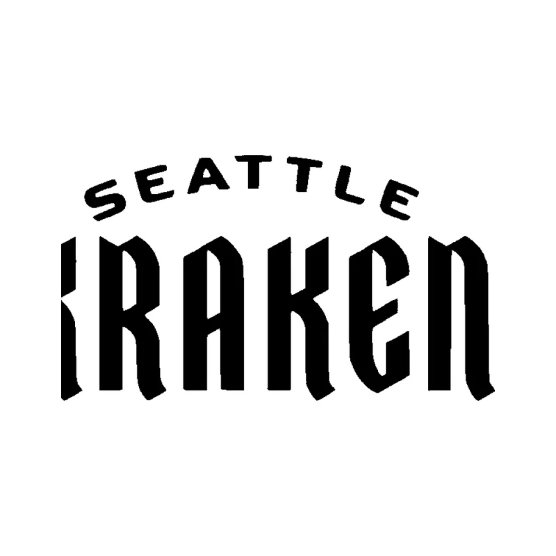 Seattle Kraken - Design 3 - Die Cut Vinyl Decal - Custom Size