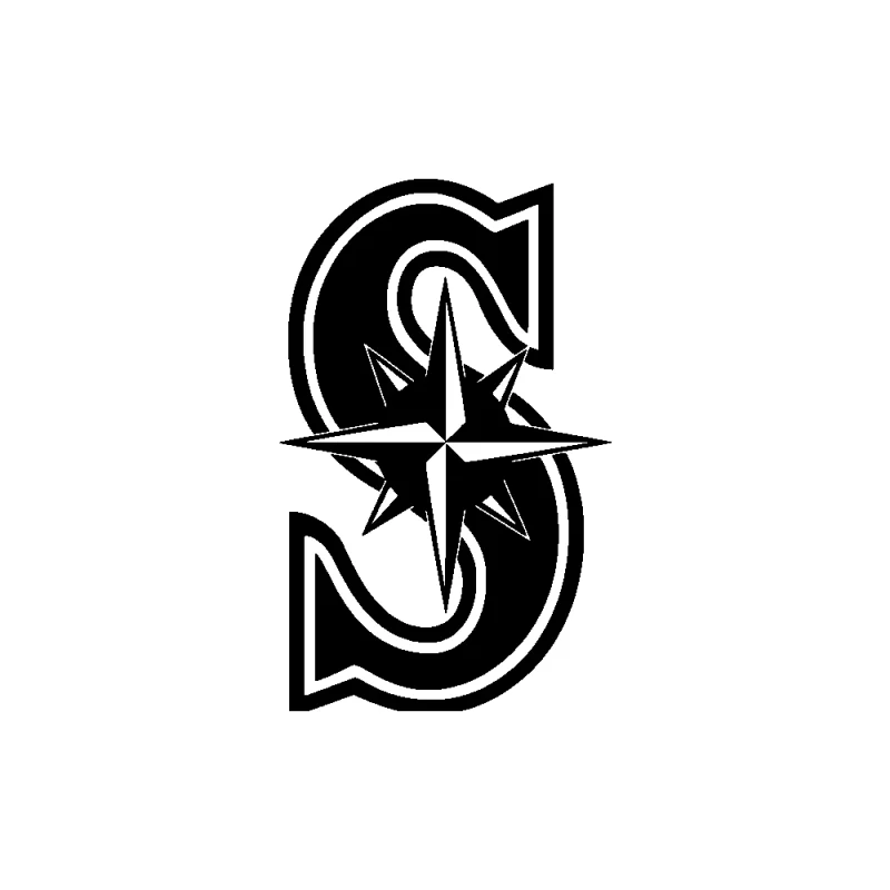 Seattle Mariners - Design 1 - Die Cut Vinyl Decal - Custom Size