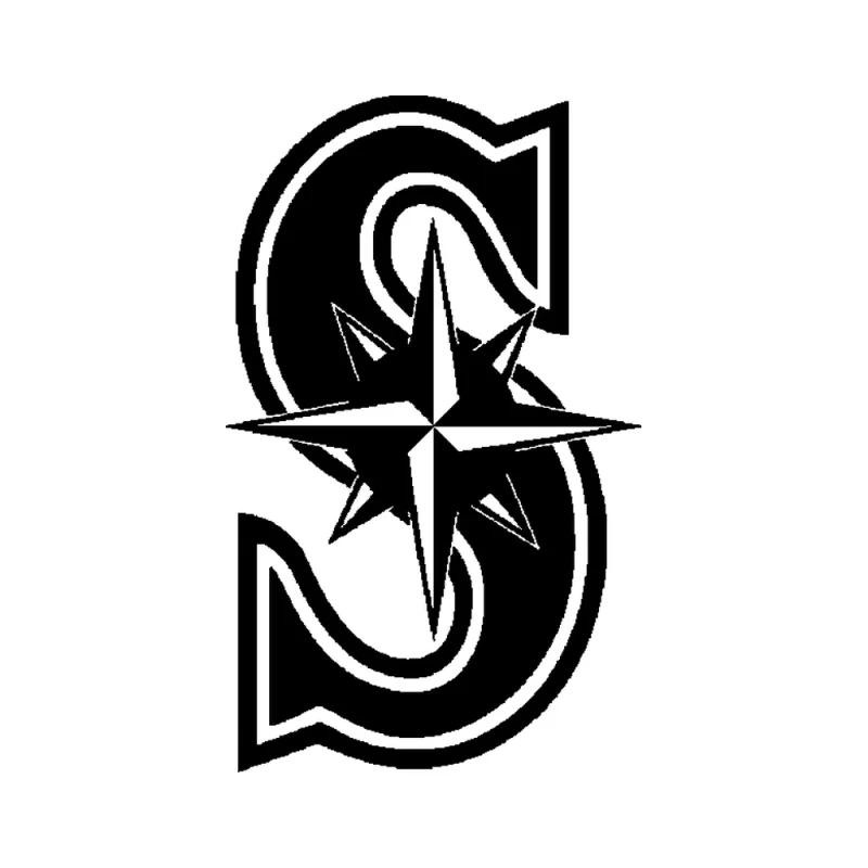 Seattle Mariners - Design 1 - Die Cut Vinyl Decal - Custom Size