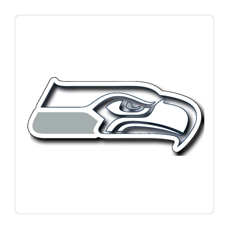 Seattle Seahawks Full Color Vinyl Sticker - Custom Size