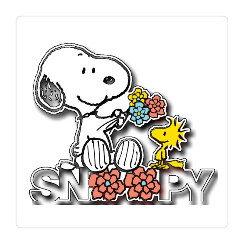 Snoopy Full Color Vinyl Decal
