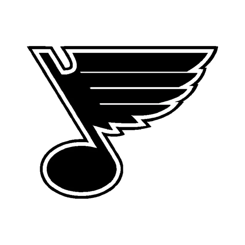 St. Louis Blues - Design 1 - Die Cut Vinyl Decal - Custom Size
