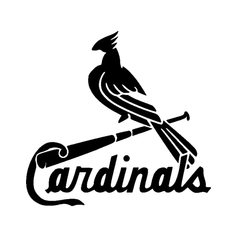 St Louis Cardinals - Design 2 - Die Cut Vinyl Decal - Custom Size