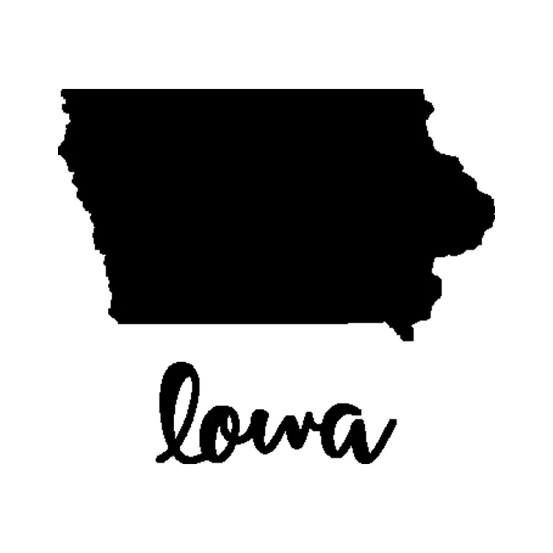 State of Iowa - Custom Size