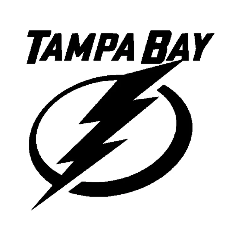 Tampa Bay Lightning - Design 2 - Die Cut Vinyl Decal - Custom Size