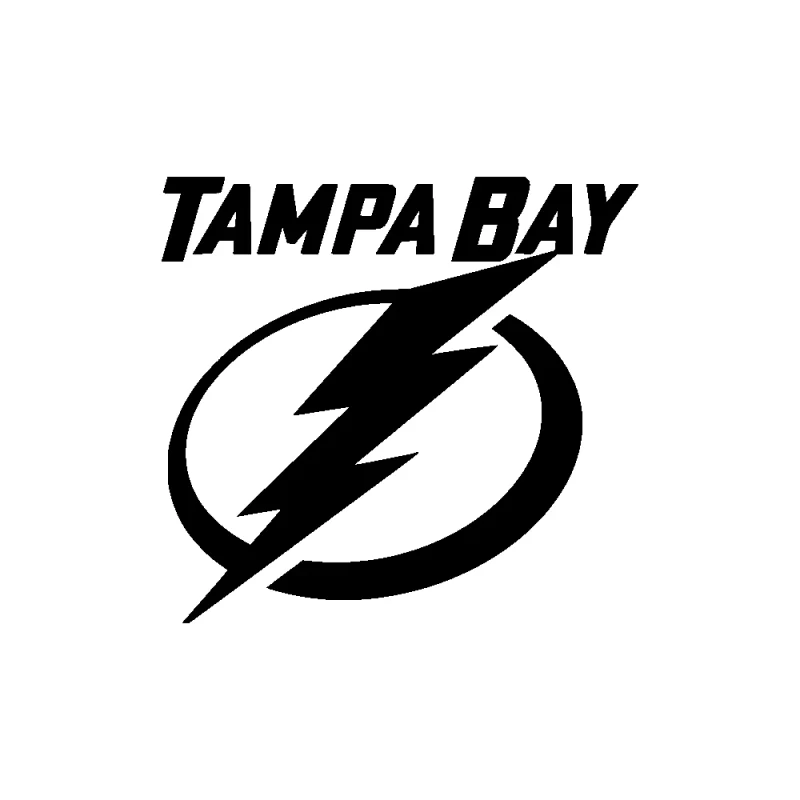 Tampa Bay Lightning - Image 1 - Design 2 - Die Cut Vinyl Decal - Custom Size