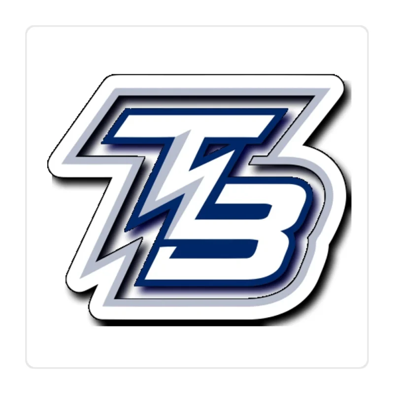 Tampa Bay Lightning - TB - Full Color Vinyl Sticker - Custom Size