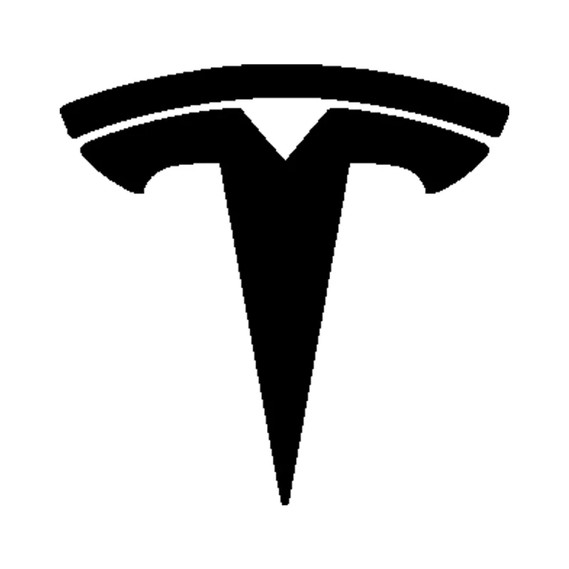 Tesla Logo Vinyl Decal - Custom Size