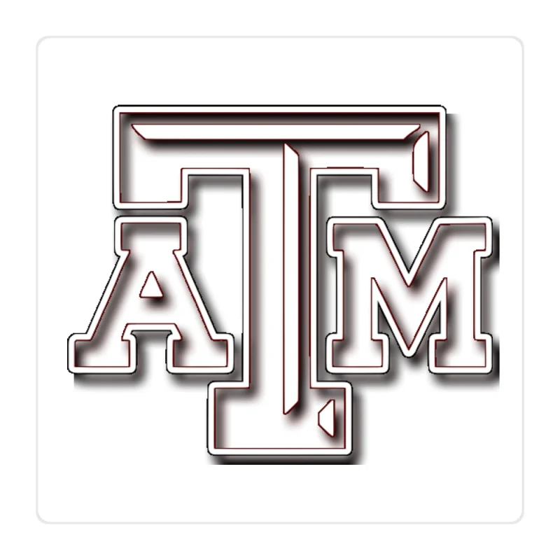 Texas A&M Aggies Full Color Vinyl Decal - Custom Size