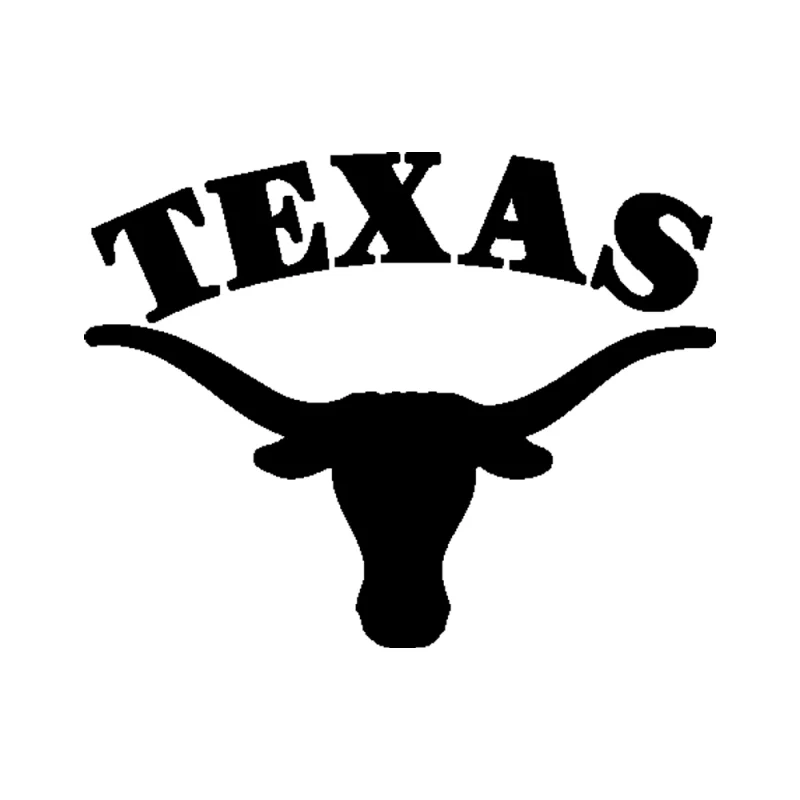 Texas Longhorns Vinyl Decal - Custom Size