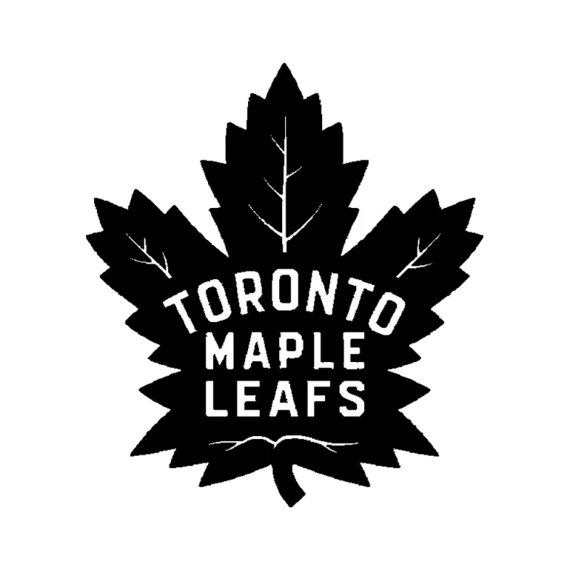 Toronto Maple Leafs - Design 1 - Die Cut Vinyl Decal - Custom Size