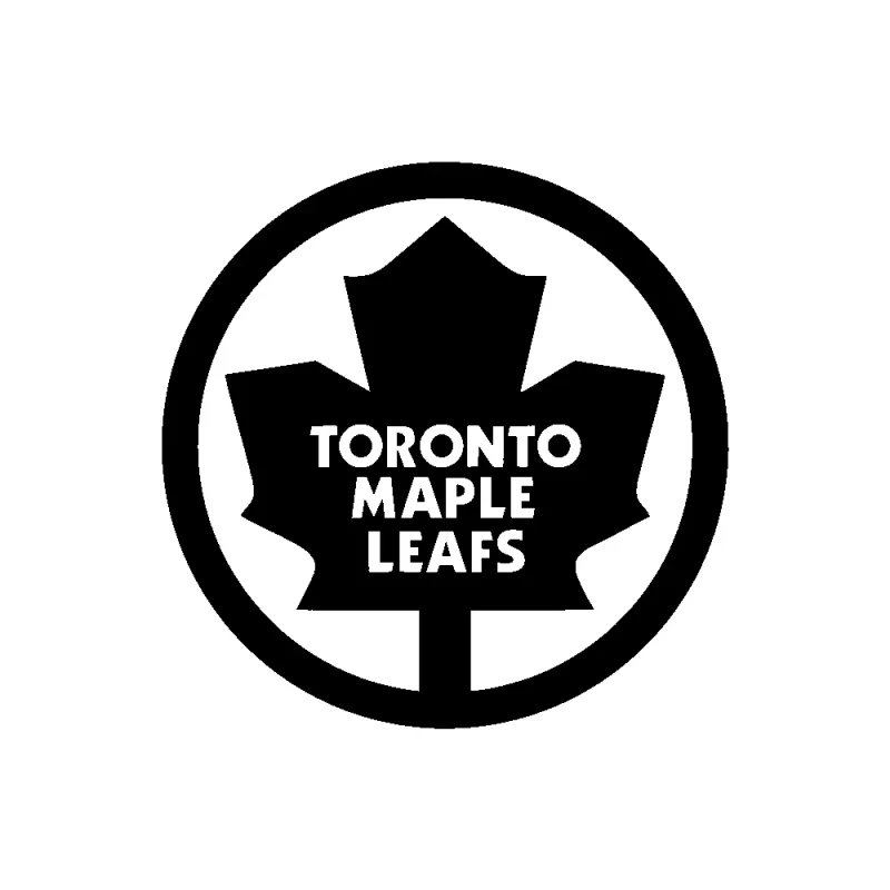 Toronto Maple Leafs - Design 3 - Die Cut Vinyl Decal - Custom Size