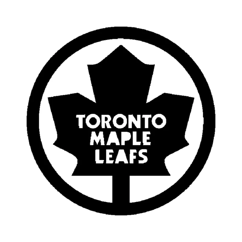 Toronto Maple Leafs - Design 3 - Die Cut Vinyl Decal - Custom Size