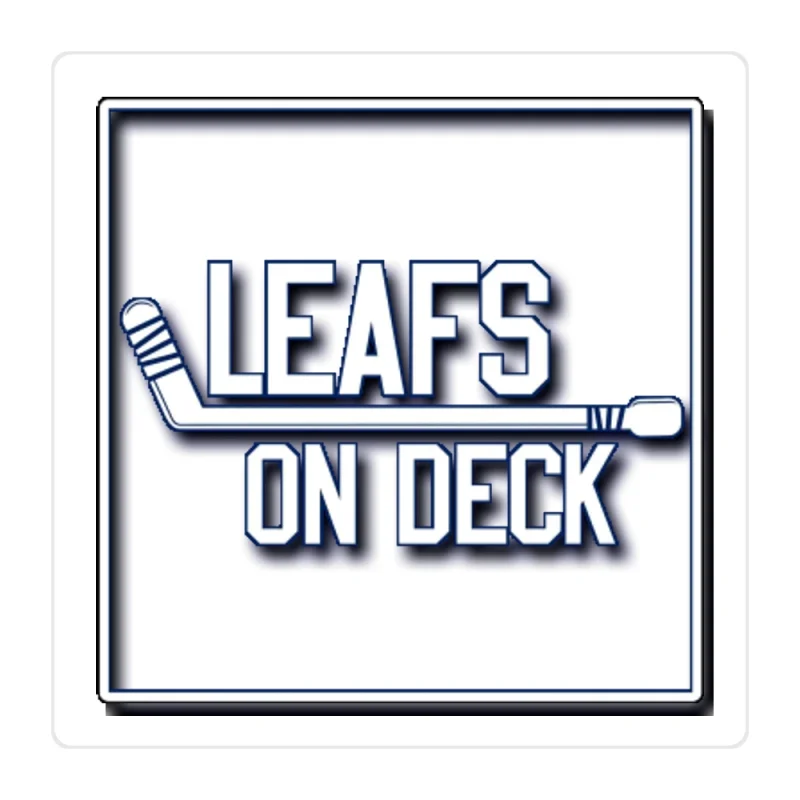 Toronto Maple Leafs - Leafs On Deck - Full Color Vinyl Sticker - Custom Size