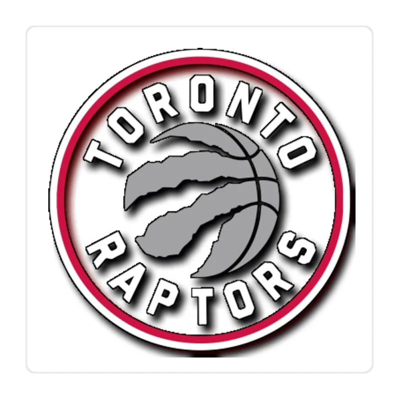 Toronto Raptors Full Color Vinyl Sticker - Custom Size