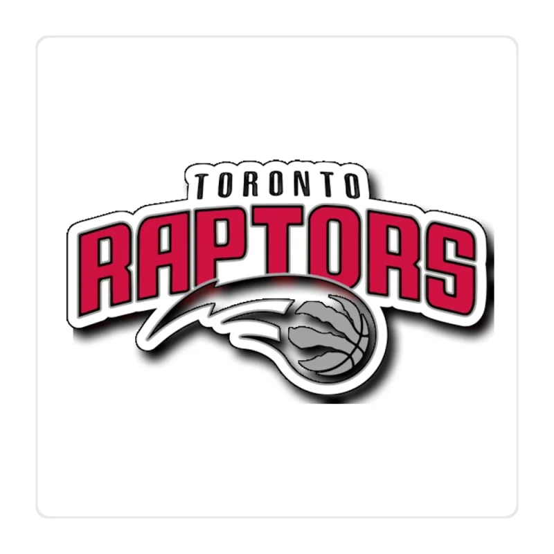 Toronto Raptors Full Color Vinyl Sticker - Custom Size