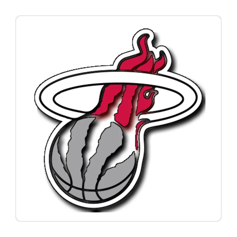 Toronto Raptors Full Color Vinyl Sticker - Custom Size