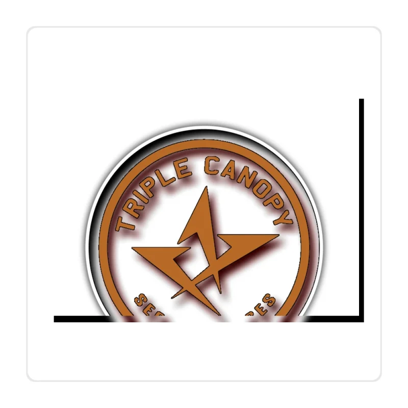 Triple Canopy - Full Color Vinyl Decal - Custom Size