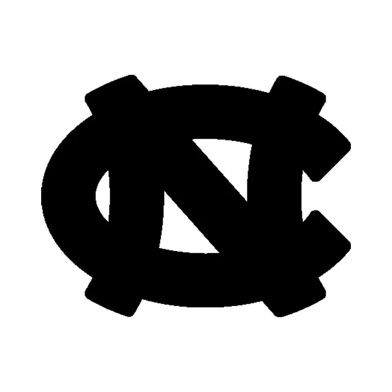 University of North Carolina Tarheels Vinyl Decal - Custom Size
