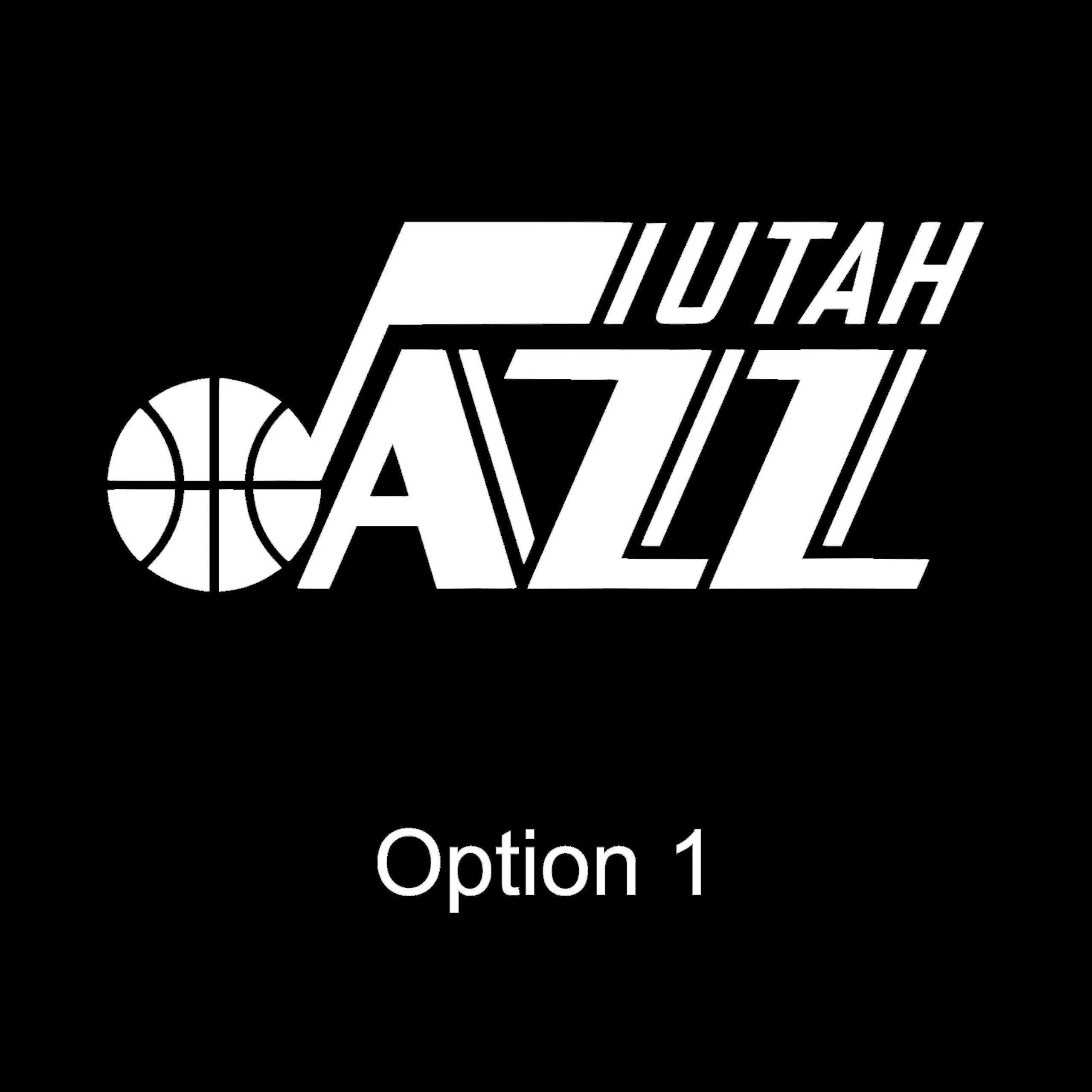 Utah Jazz Vinyl Decal - Custom Size - Image 2