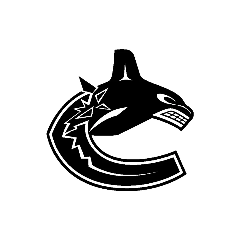 Vancouver Canucks - Design 2 - Die Cut Vinyl Decal - Custom Size