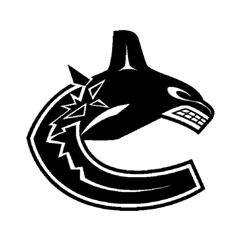 Vancouver Canucks - Design 2 - Die Cut Vinyl Decal - Custom Size