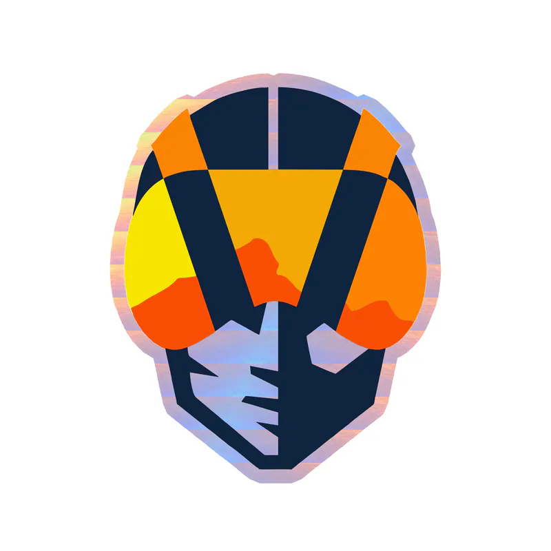 Las Vegas Aviators - Logo - Holographic Vinyl Decal