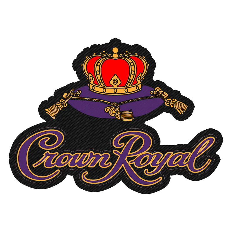 Crown Royal Carbon Fiber Vinyl Decal