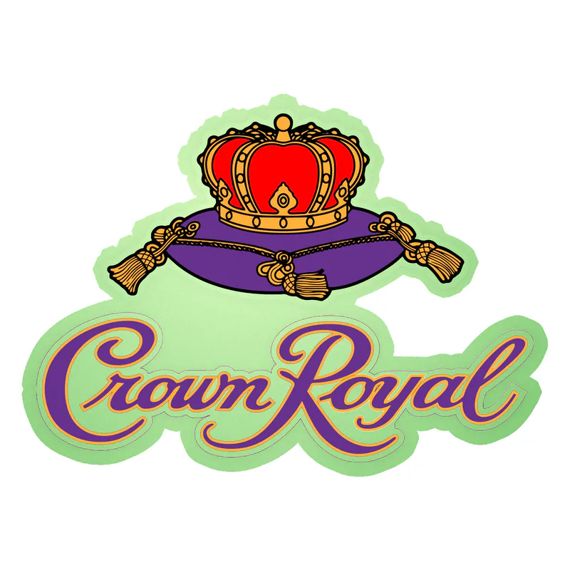 Crown Royal Glow in the Dark Vinyl Decal