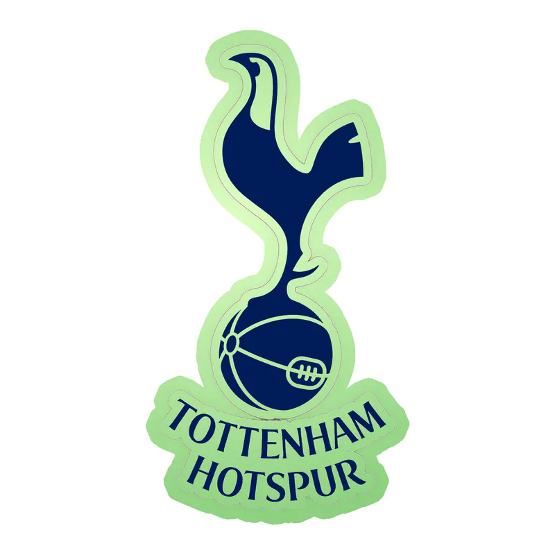 Tottenham Hotspur Glow in the Dark Vinyl Sticker - Custom Size