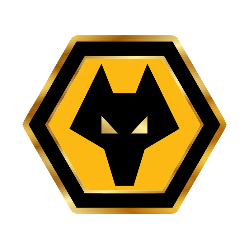 Wolverhampton Wanderers FC - Image 1 - Gold Chrome Vinyl Decal