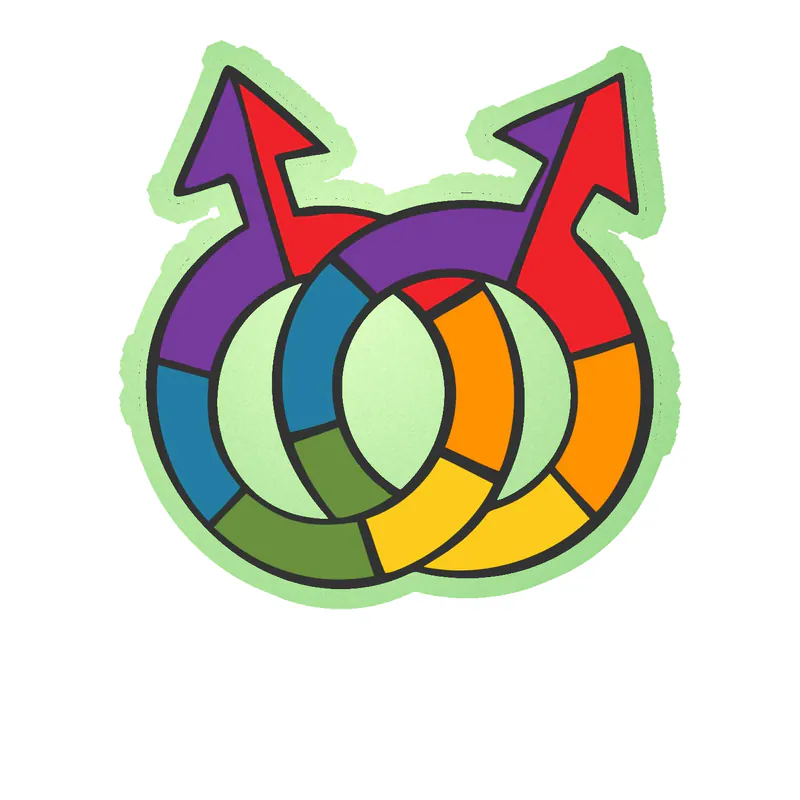 Pride Glow in the Dark Vinyl Decals - Custom Size